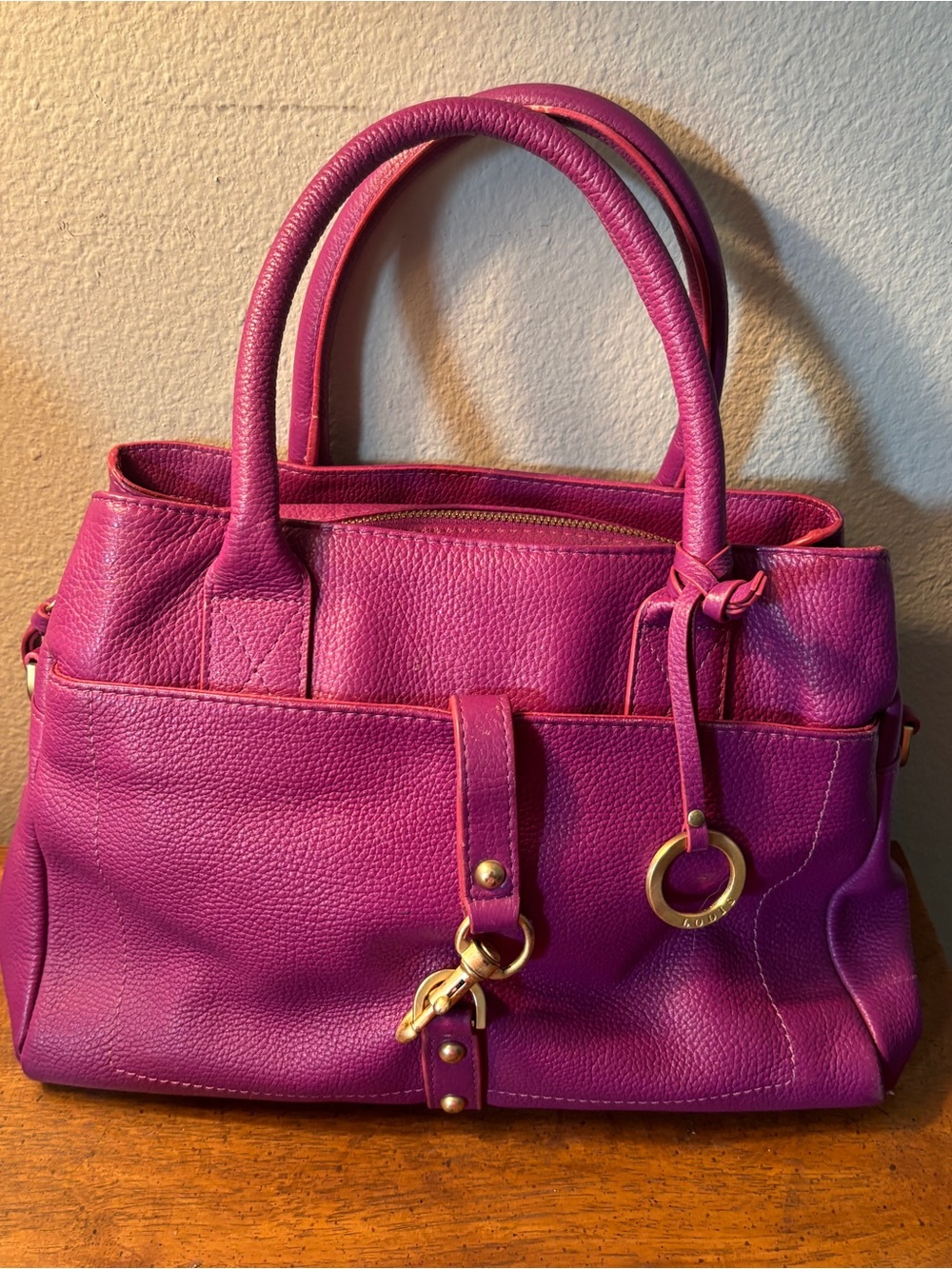 LODIS TEXAS LEATHER MORGAN SATCHEL